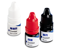 Contax Intro Kit 1x5ml Primer, 1x5ml Bond, 1x5ml Activátor, 25 štětečků bílých, 25 štětečků červených