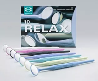 RELAX FS Ultra Mouth Mirror -sortiment (10Ks) Vel.4 ⌀22