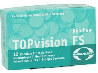 Zubní zrcátko TOPvision FS Rhodium,vel.2 ⌀ 18mm, 12 ks