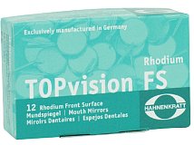 Zubní zrcátko TOPvision FS Rhodium,vel.2 ⌀ 18mm, 12 ks