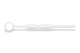 RELAX FS Rhodium Mouth Mirror vel.5 (⌀24)- bílé (10Ks)