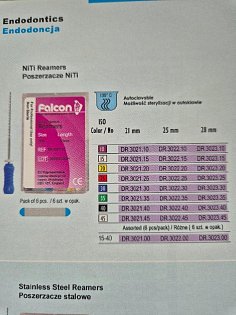 Niti Reamers red 25mm,VÝPRODEJ 1Ks skladem