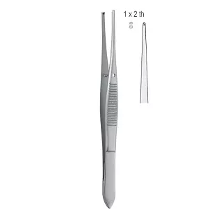 Tissue froceps Iris100mm,VÝPRODEJ 1Ks skladem