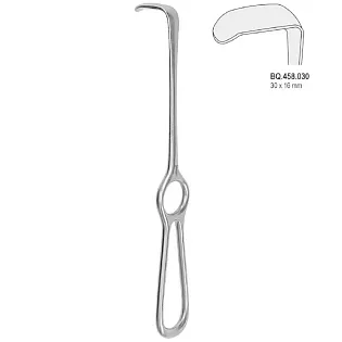 Retractor Langenbeck 30x16mm 220mm - VÝPRODEJ - 1 ks skladem