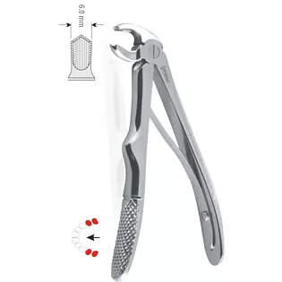 Kleště extrakční dětské fig.3 - VÝPRODEJ - 1 ks skladem
