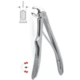 Kleště extrakční dětské fig.3 - VÝPRODEJ - 1 ks skladem