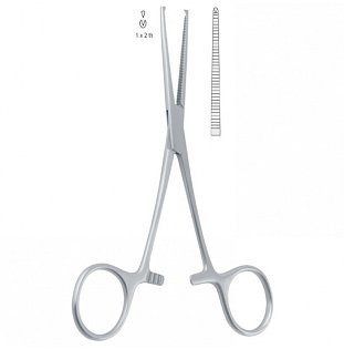 Cévní kleště rovné Kocher-Delicate 140mm - 1ks skladem
