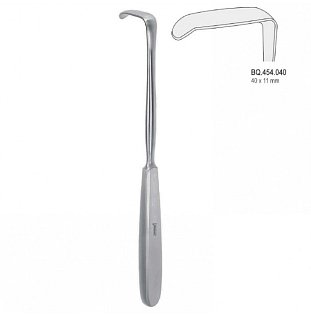 Hák Langenbeck 40x11mm  220mm  - 1ks skladem