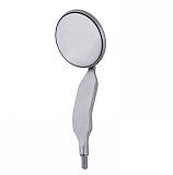 Přední plošné zrcátko chrom 24mm fig.5, 1Ks skladem