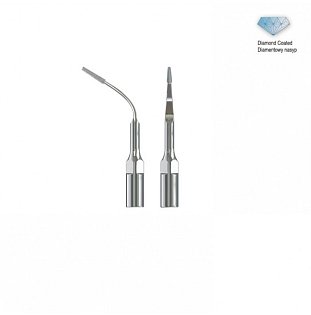 Ultrasonic Periodontal tip diamond coated fig. P3D (N-SType) - 1 ks skladem