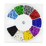 Barevné silikony pro označení nástrojů mix barev (225ks) VÝPRODEJ - 2 balení skladem