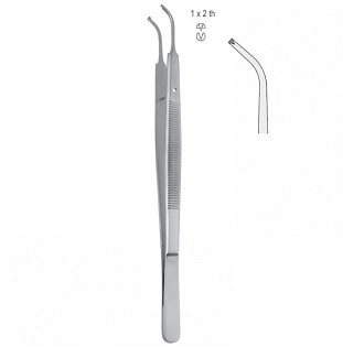 Pinzeta Gerald zahnutá 180mm,VÝPRODEJ 6Ks skladem